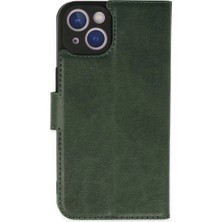 Verto Newface Apple iPhone 14 Plus Kılıf Trend S Plus Kapaklı Kılıf - Yeşil