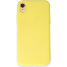 TeknoKapsül Newface Apple Iphone Xr Kılıf First Silikon - Sarı