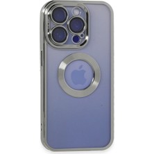 Verto Newface Apple iPhone 15 Pro Kılıf Slot Silikon - Gümüş