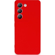 Ankaverse®  Vivo V30 Lite 4g Kılıf First Silikon - Kırmızı