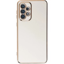 Verto Newface Samsung Galaxy A73 5g Kılıf Volet Silikon - Beyaz