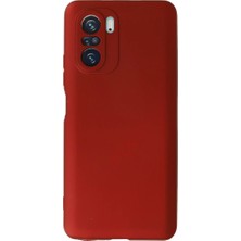 Verto Newface Xiaomi Poco F3 Kılıf First Silikon - Kırmızı