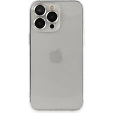 Verto Newface Apple iPhone 13 Pro Max Kılıf Luko Lens Silikon - Gümüş