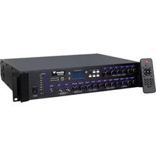 TeknoKapsül Westa WM-2250U 250 Watt 100 Volt Usb-Sd-Bluetooth 6 Bölgeli Trafolu Mixer Anfi