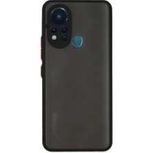 Verto Newface Infinix Hot 11S Kılıf Montreal Silikon Kapak - Siyah