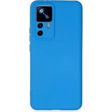 Verto Newface Xiaomi Mi 12T Pro Kılıf Nano Içi Kadife Silikon - Mavi
