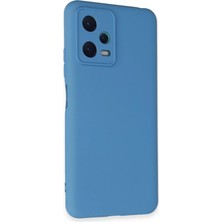 Verto Newface Xiaomi Redmi Note 12 5g Kılıf Nano Içi Kadife Silikon - Mavi