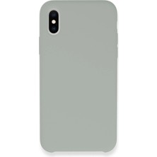 Ankaverse®  iPhone Xs Max Kılıf Lansman Legant Silikon - Açık Gri