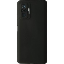 Cepmoda Xiaomi Redmi Note 10 Pro Telefon Kılıfı - Soft Dokulu Içi Kadife Lansman Kapak Siyah Silikon