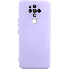 Ankaverse®  Tecno Camon 16 Kılıf Nano Içi Kadife Silikon - Lila