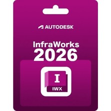 Autodesk Infraworks 2026 (Windows) - 1 Pc 1 Yıl Autodesk Serial Key