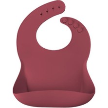 NW Nessi World Basics Silikon Mama Önlüğü Velvet Rose
