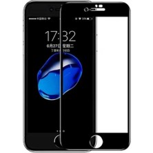 MCasering Iphone 8 Sıyah Mat Hayalet Tam Kaplayan Uyumlu Kırılmaz Cam Ekran Koruyucu Filmi