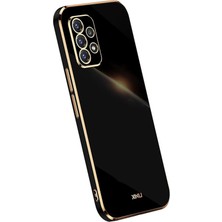 MCasering Galaxy A53 Uyumlu Kılıf Volet Silikon Canlı Renkli Yumuşak Silikon Haki Yeşil Siyah Silikon