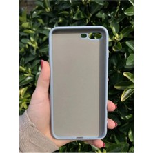 Anatolia Teknoloji Kopya - Iphone 8 Plus Uyumlu Kadife Iç Dokulu Lansman Telefon Kılıfı Gri Silikon