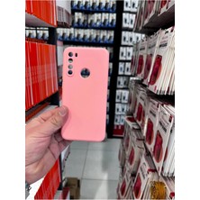 MCasering Xiaomi Redmi Note 8 Uyumlu Kamera Koruma Çıkıntı Soft Pudra Çok Renkli Silikon