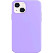 MCasering Iphone 13 Uyumlu Lansman Kılıf Kırmızı Mor Silikon