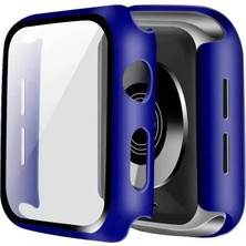 TeknoKapsül Newface Apple Watch 42MM Camlı Kasa Ekran Koruyucu - Lacivert