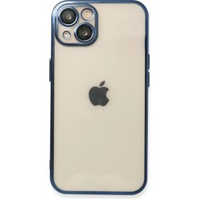 Ankaverse®  iPhone 13 Kılıf  Lensli Silikon - Lacivert