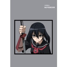 Delixa Akame Ga Kill Soft Cover Notebook For School: 110 Pages, Cornell Sketchbook, B5, 7 x 10 Inches.
