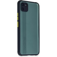 Freedom Storee Realme C11 Kılıf Miami Şeffaf Silikon - Lacivert