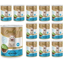 Cuddy Yetişkin Kedi Balıklı ve Jöleli Konserve Mama 400 gr x 12 Adet