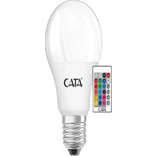 CATEKSSS LED Ampul Uzaktan Kumandalı Rgb 9W E27 Beyaz Işık CT-4058-B