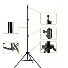 Delixa Tripod Kamera Işık Ayağı Döküm Demir 940GR Fotoğraf Makinesi Paraflaş Kamera 70 CM-210 cm