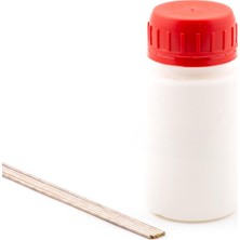 Delixa Gümüş Kaynak Teli%20 (1ADET) + Gümüş Kaynak Dekapanı Asa Flo (50 Gr)