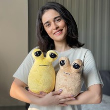 Delixa Pelüş Ayıcık Poe, Kahverengi Ayı, Doldurulabilir Pou, Uzaylı Pelüş Oyuncak, Evcil Ha