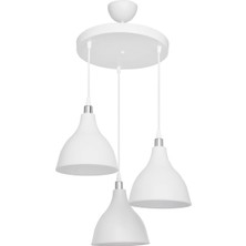 Ag Lightdesign Beyaz Sarkıt Avize Yatak Odası Salon Mutfak Koridor Lamba 18 AGNM101