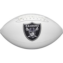 Wilson Wılson Nfl Live Imza Imzalı Futbol - Resmi Boyut, Las Vegas Raiders