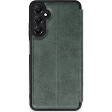Ankaverse®  Samsung Galaxy A36 Kılıf Flip Cover - Koyu Yeşil