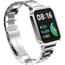 Zore Xiaomi Ile Uyumlu Watch 2 Lite Krd-60 Metal Kordon Gümüş