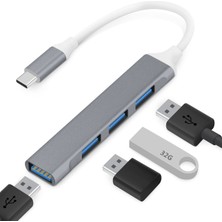 Hepta Collection Teryeefi 4'ü 1 Arada USB C Adaptörü, 4 USB 3.0 Bağlantı Noktası, MacBook Air M1 2018-2022 MacBook Pr