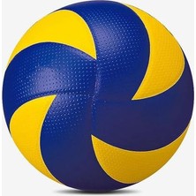 Delixa Voleybol Topu Yarı Profesyonel Orta Sert (Pompa Hediyeli) (Sarı)