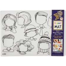 Funny Mat 4 Lü Set 3 (Prenses, Balerin, Unicorn, Duygular)