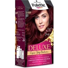 Palette Deluxe 5-889 Şarap Kızılı Saç Boyası