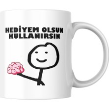 TakeTshirt Hediyem Olsun Komik Yazılı Kupa Bardak Hediyelik Çay Kahve Kupası Coffee Mug