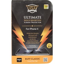 Buff Labs BF70482 Ultimate iPhone X, Darbe Emici Ekran Koruyucu