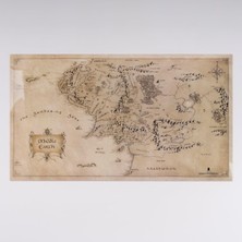 PopArms Lord Of The Rings - Middle Earth Map Lisanslı Amerikan Servis