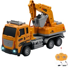 Hepta Collection Uzaktan Kumandalı Şarjlı Full Fonksiyon Işıklı Inşaat Makineleri 27 Mhz 1:16 Ölçek (Kepçe)