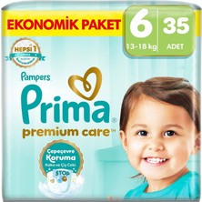 Prima Bebek Bezi Premium Care 6 Numara 35 Adet