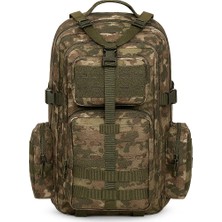 Hepta Collection 42 Lt Tsk Kamuflaj Taktik Outdoor Çanta,molle Sistemli, Suya Dayanıklı, Çok Gözlü, Outdoor, Kamp, Av