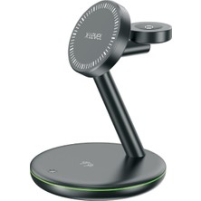 X-Level X-Multimag Iphone/ Watch/airpods Ile Uyumlu Magsafe Özellikli 3 In 1 Kablosuz Şarj