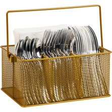 Hepta Collection Mind Reader Gereçler Tutucu, Gümüş Eşya Düzenleyici, Caddesi, Çatal Bıçak Tutacağı, Mutfak, Metal Ör