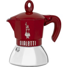 Hepta Collection Bialetti - Exclusive Indüksiyon: 2 Cups Ocak Üstü Espresso Pişirici - 100ML - Kırmızı Renk - Al