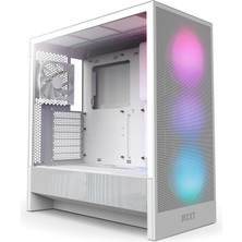 Nzxt H5 Flow Rgb 2024 - Kompakt Atx Mid-Tower Pc Oyun Kasası - Yüksek Hava Akışı - F360 Rgb Çekirdek