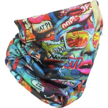 Hepta Collection Tusah Bandana  Boyunluk Yürüyüş Avcılık Bisiklet Koşu Tüp Eşarp Kayak Spor Boyun Isıtıcı Yarım Yüz M