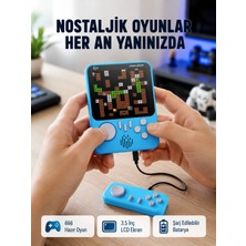 Hobilinka 666 Klasik Oyunlu Mini Retro Konsol – Büyük Ekran Desteği